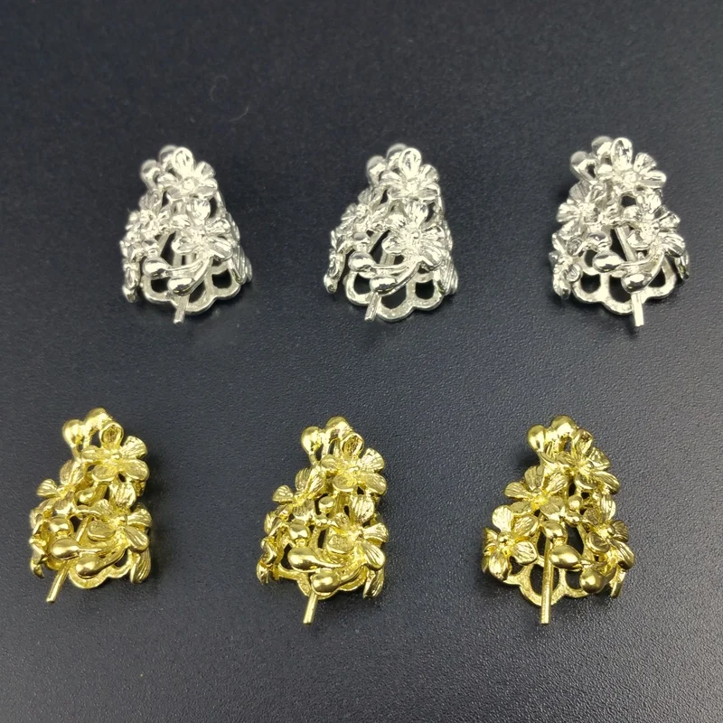 

4pcs/lot 12x20mm brass silver for earring Hand chain accessories Jewelry DIY Components handmade