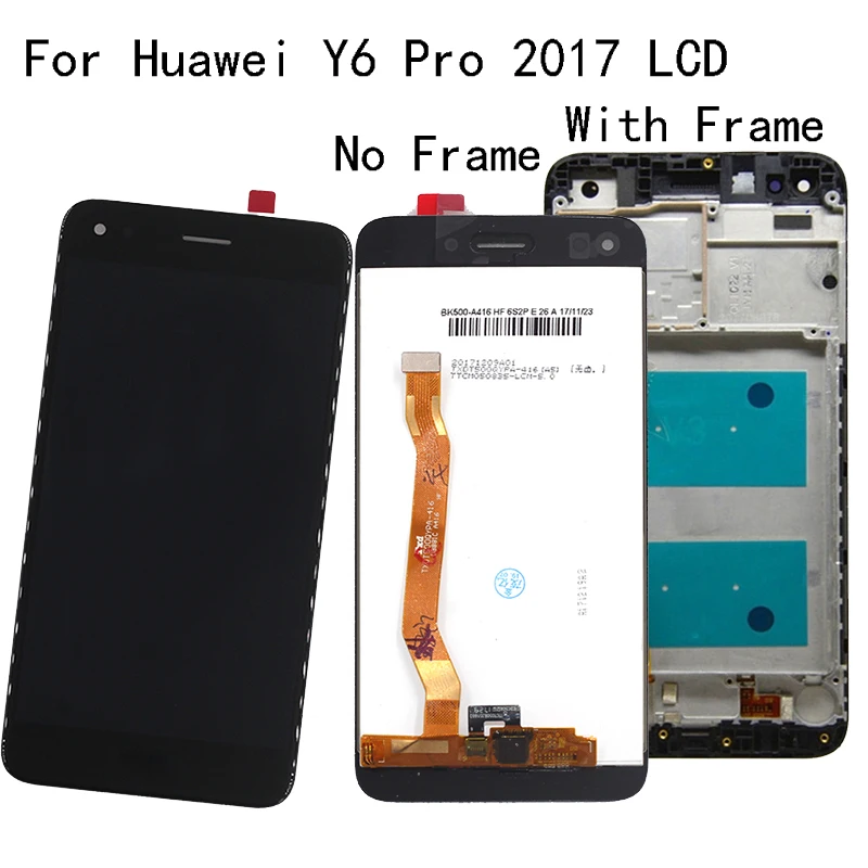 5 0 &quotОригинальный ЖК дисплей для huawei Y6 Pro 2017 сенсорный экран дигитайзер замена SLA
