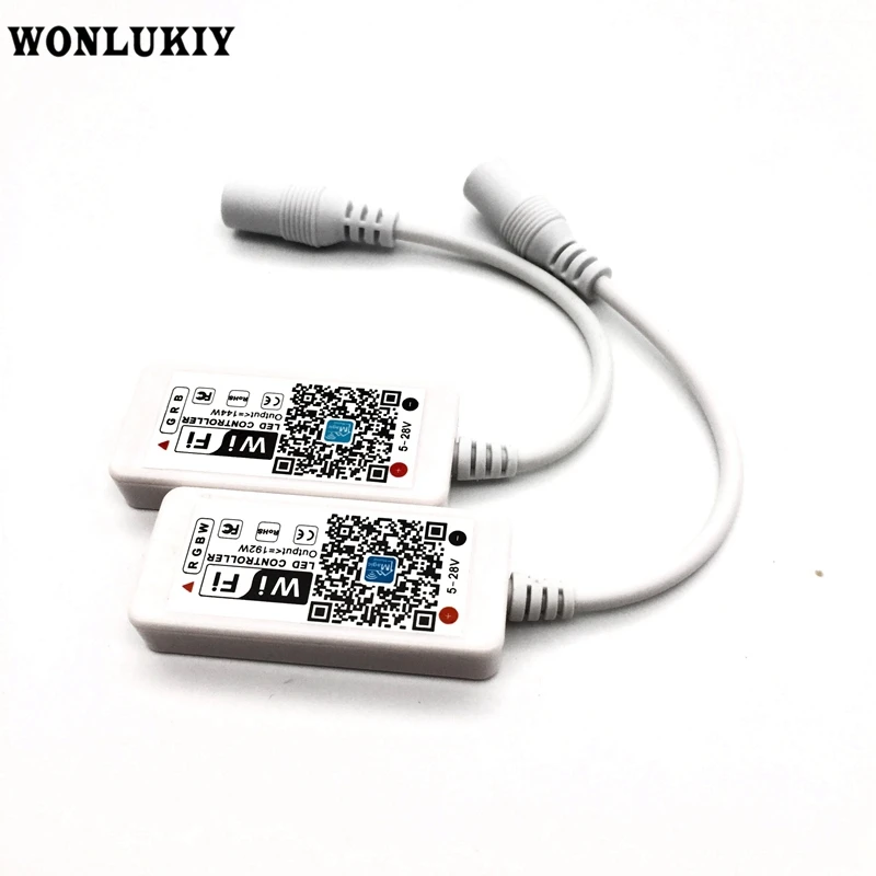 Мини RGB RGBW Wifi контроллер для 5050 3528 Светодиодная лента панель световая Функция