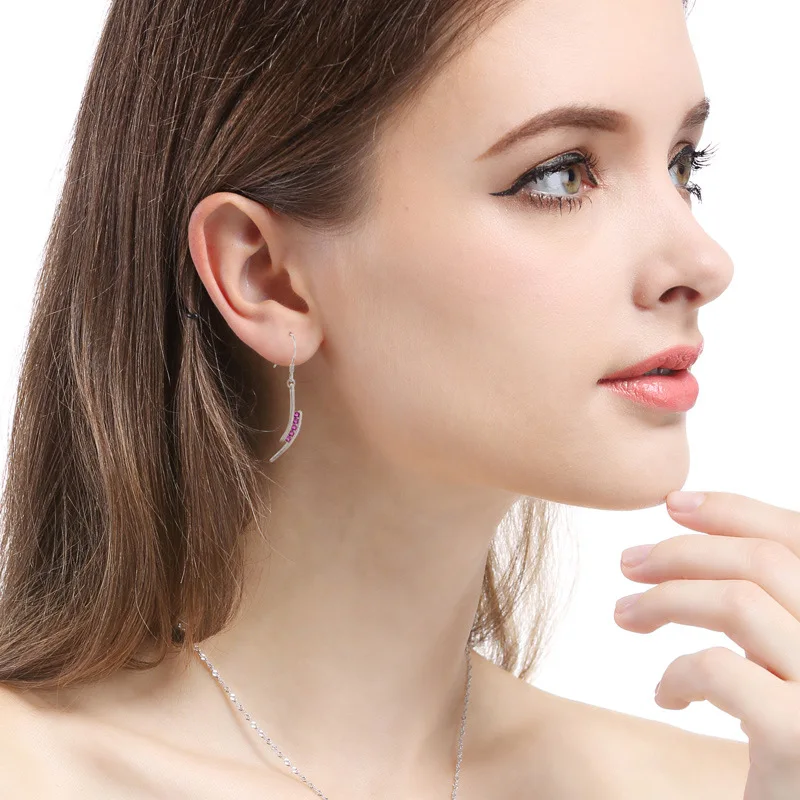 Серьги из стерлингового серебра s925 женские модные ретро серьги циркона