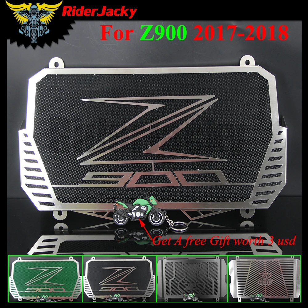 Защитный Сетчатый Чехол RiderJacky для радиатора мотоцикла Kawasaki Z900 Z 900 2017 2018 (4
