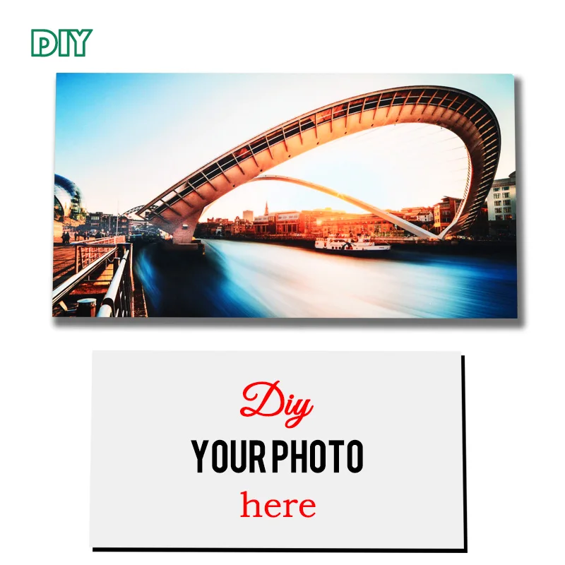 26x14 см простая прямоугольная деревянная рамка мульти размер МДФ индивидуальное