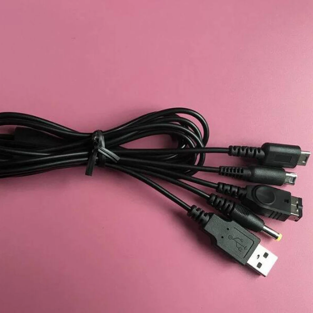 10 шт. USB универсальный многофункциональный 7 в 1 зарядный кабель для PSP 2000 3000 ND SL/I 3DS