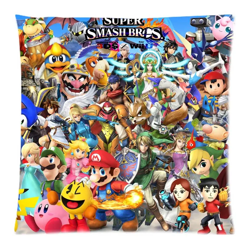Постельные принадлежности Super Smash Bros Наволочка на заказ декоративная наволочка