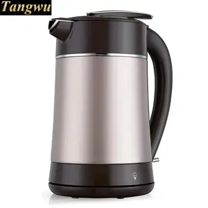 Boiling water pot vacuum insulated double cup body against overflow electric kettle
