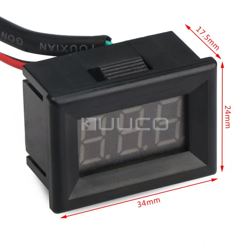 Digital Meter -67~+257 Fahrenheit Degrees Temperature DC 12V 24V Thermometer/Tester for Car/Indoor/Outdoor | Обустройство дома