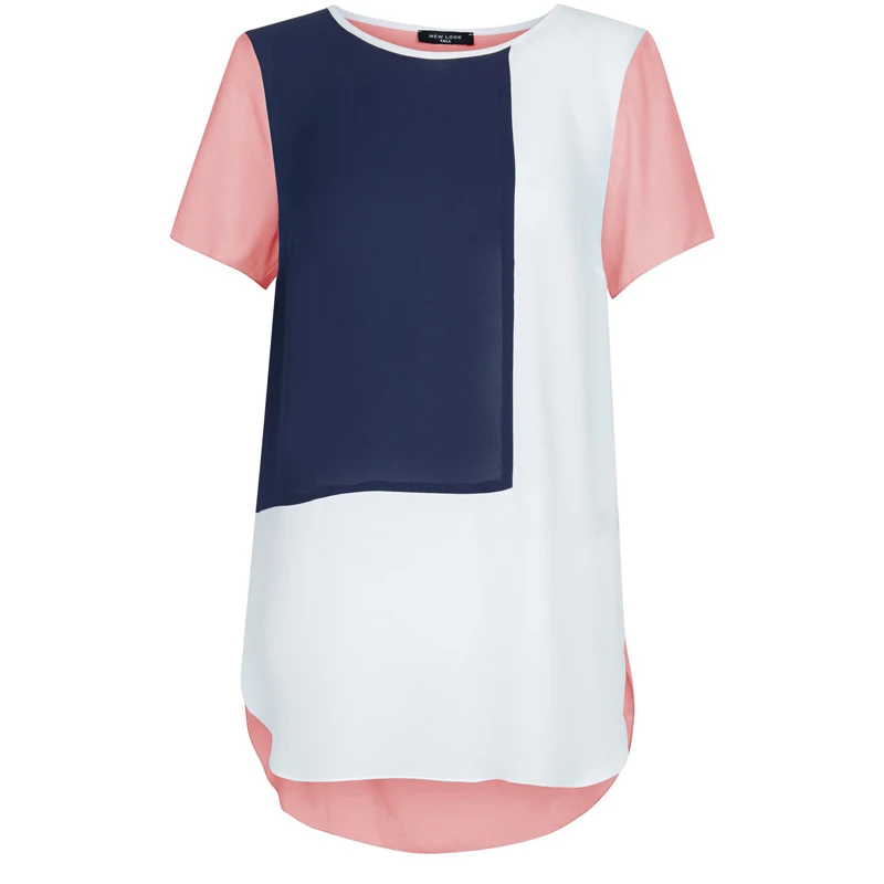 Женская шифоновая футболка с коротким рукавом свободного покроя|fashion t shirt women|t