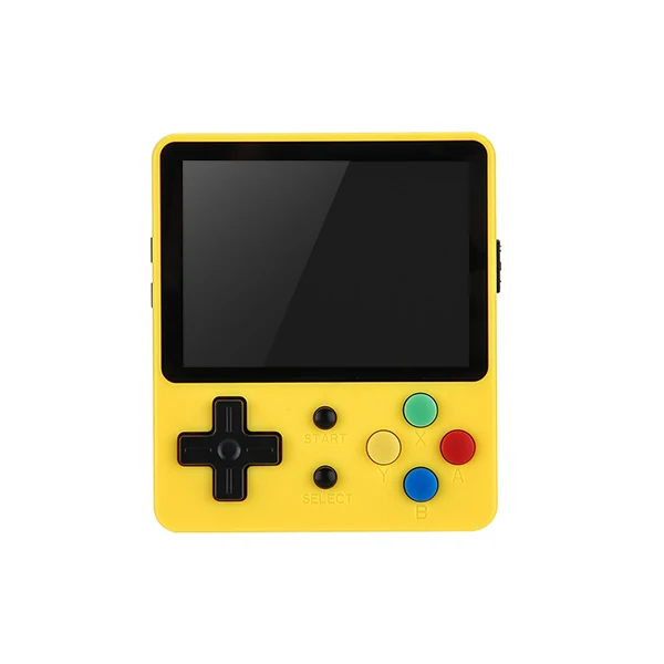 Данные лягушка LDK мини игровая консоль экран 2,6 дюймов Ретро Классический Ручной геймпад и AV Out портативные игровые игрушки для детей - Цвет: Yellow color