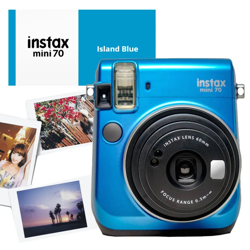 6 цветов Fujifilm Instax Mini 70 Instant фото камера красный черный синий цвет желтый белый