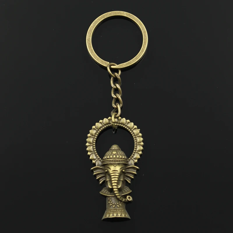 Новинка модный брелок 50x28 мм подвески в виде Будды и слона Ganesha мужские ювелирные
