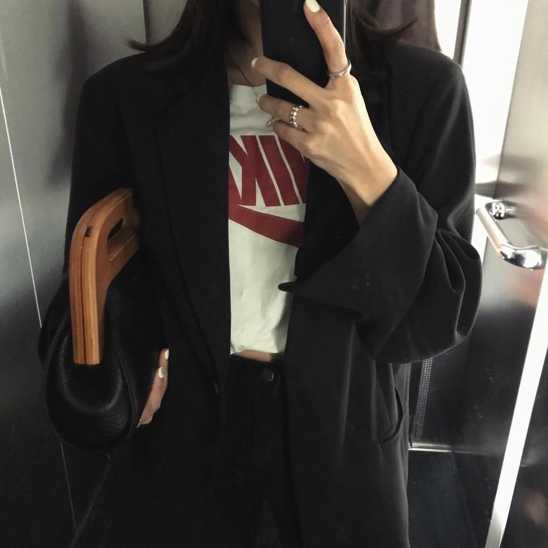 Women Wooden Handle Handbag Wood Clip Casual Shoulder Bag Diagonal Solid Color Vintage Bag Crossbody Bag