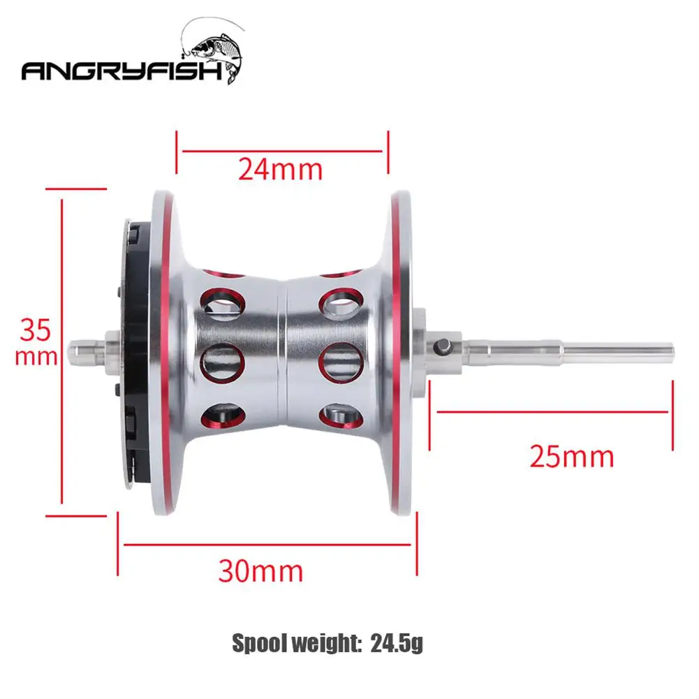 

Angryfish 12BB+1RB Stainless Steel Bearing Right/Left Hand Baitcasting Fishing Reel Lure 6.3:1 Magnetic Break Baitcast Reel