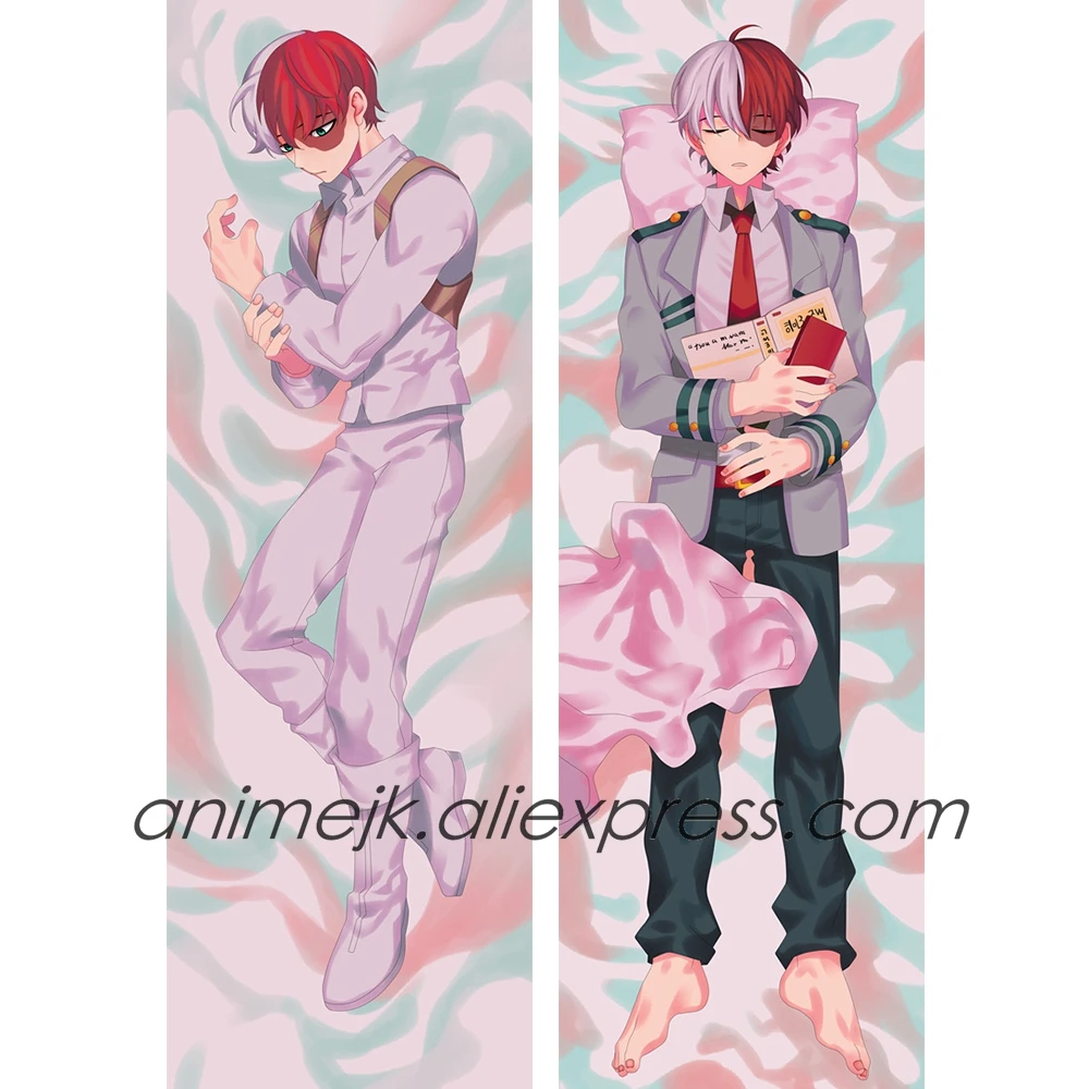 Аниме JK My Hero Academy Midoriya Izuku Todoroki Shoto мужской дакимакура наволочка для тела чехол для подушки One For All Hug Чехол
