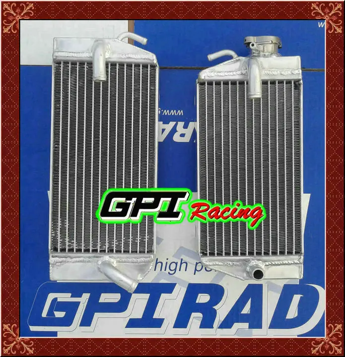 GPI алюминиевый радиатор для Honda CRF450R CRF 450R CRF450 02 03 04 2002 2003 2004 | Автомобили и мотоциклы