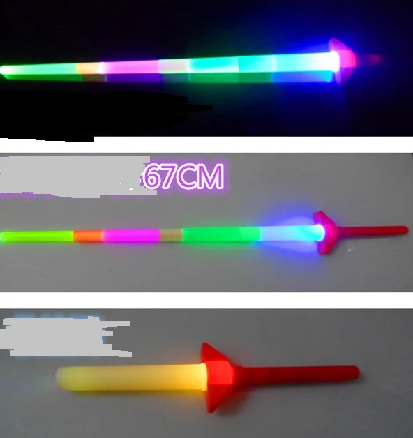 Светящаяся палочка светодиодсветодиодный красочные стержни мигающая освещение