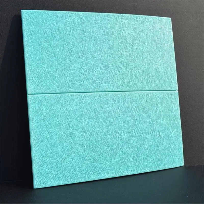 Новые 3D ПЭ гибкие наклейки из искусственной кожи с рисунком настенные для
