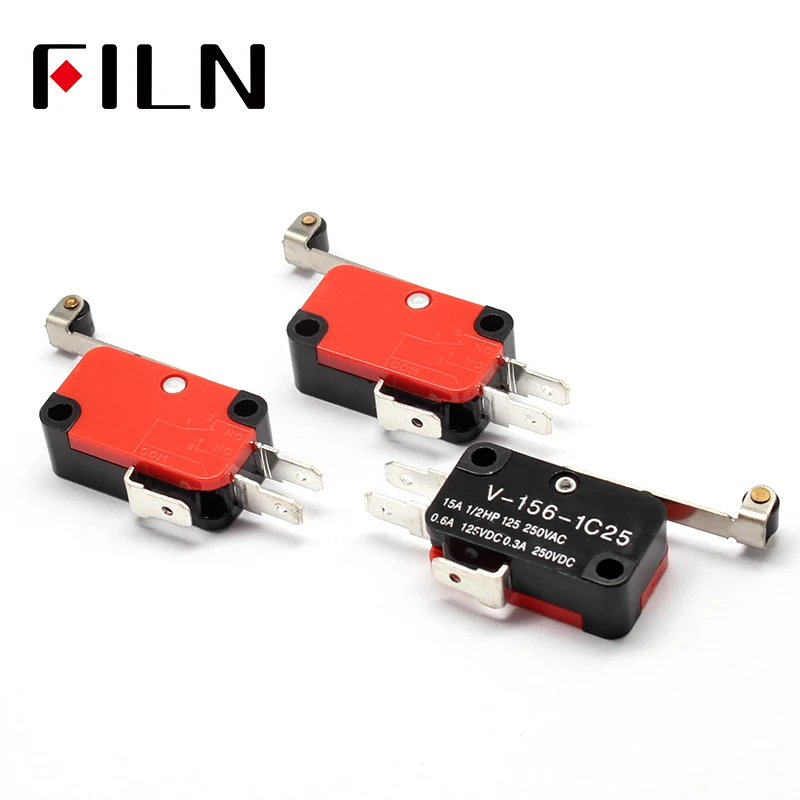 

Hot 1Pcs Micro Limit Switch Long Hinge Roller Lever Arm Snap Action LOT