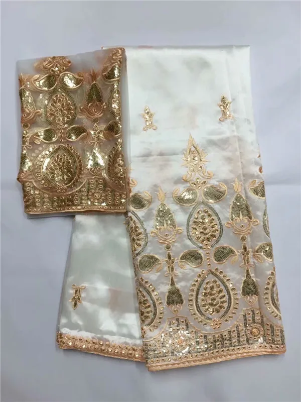 Африканский Джордж кружева свадебные ткани с сеткой блестками гипюр высокое