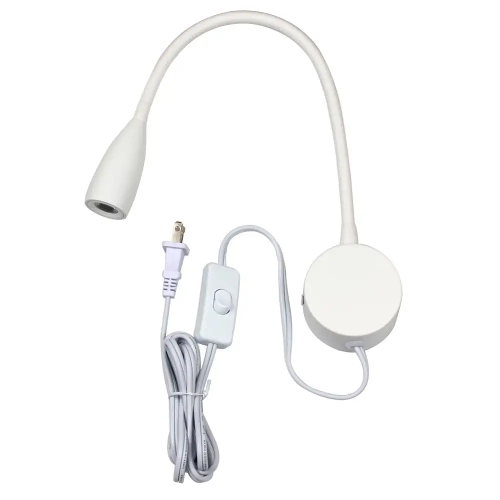Topoch Plug in Indoor Настенные светильники матовый белый/черный/хром гибкий рычаг