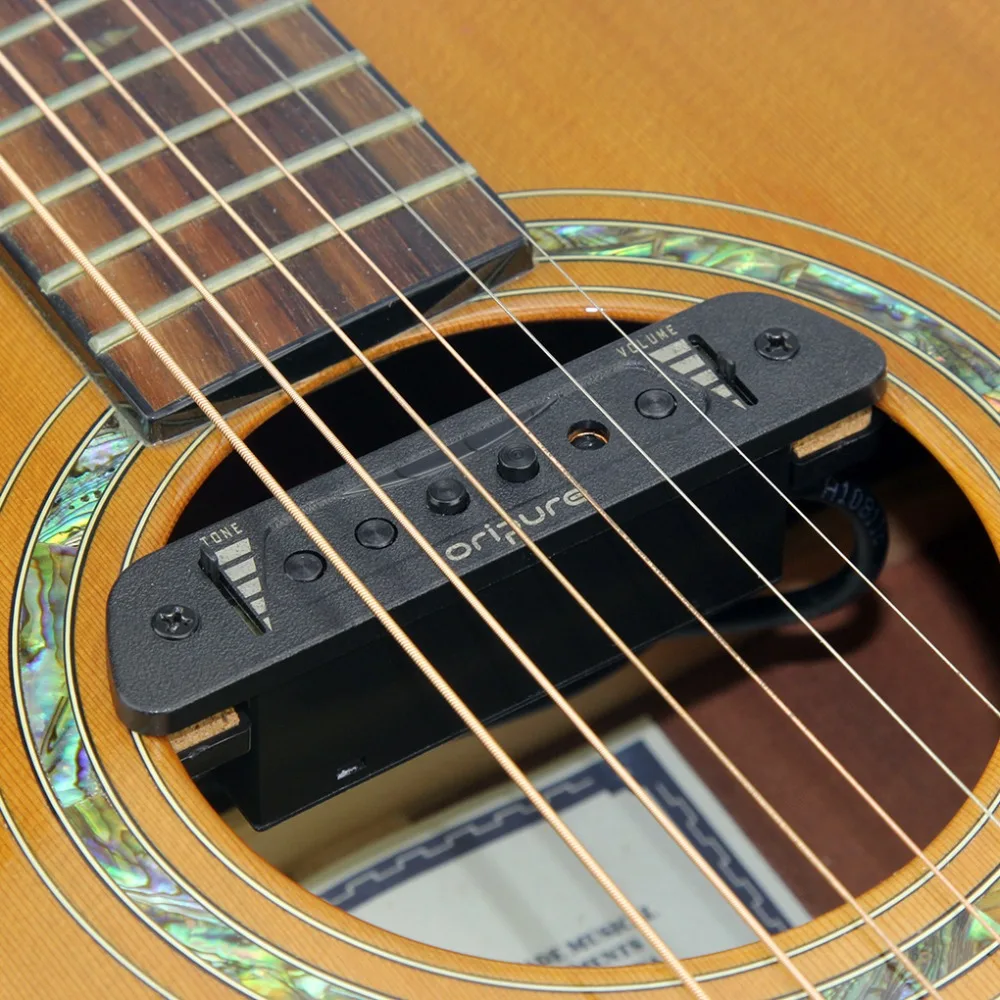 OriPure Магнитный Акустическая гитара Soundhole затактовый звукосниматель с одной