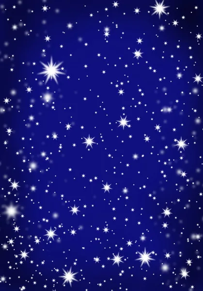 Виниловый фон для фотосъемки с изображением сказочной звезды в ночное небо синий