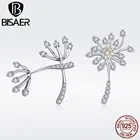 Женские серьги-гвоздики из серебра 925 пробы с фианитом