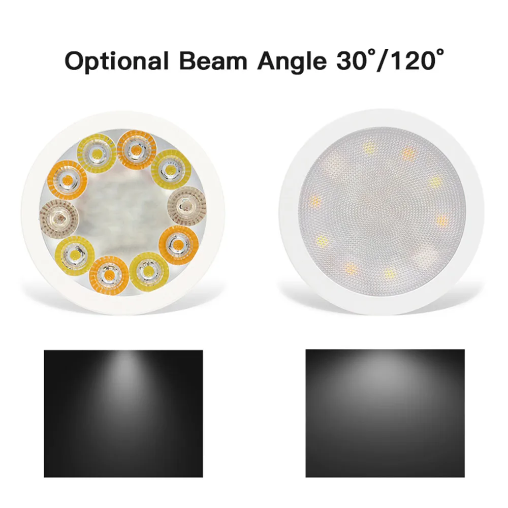 Приглушаемая светодиодная точечная лампа RGBCCT ZIGBEE 3 0 GU10 MR16 4 Вт 5 110 В 220 переменного