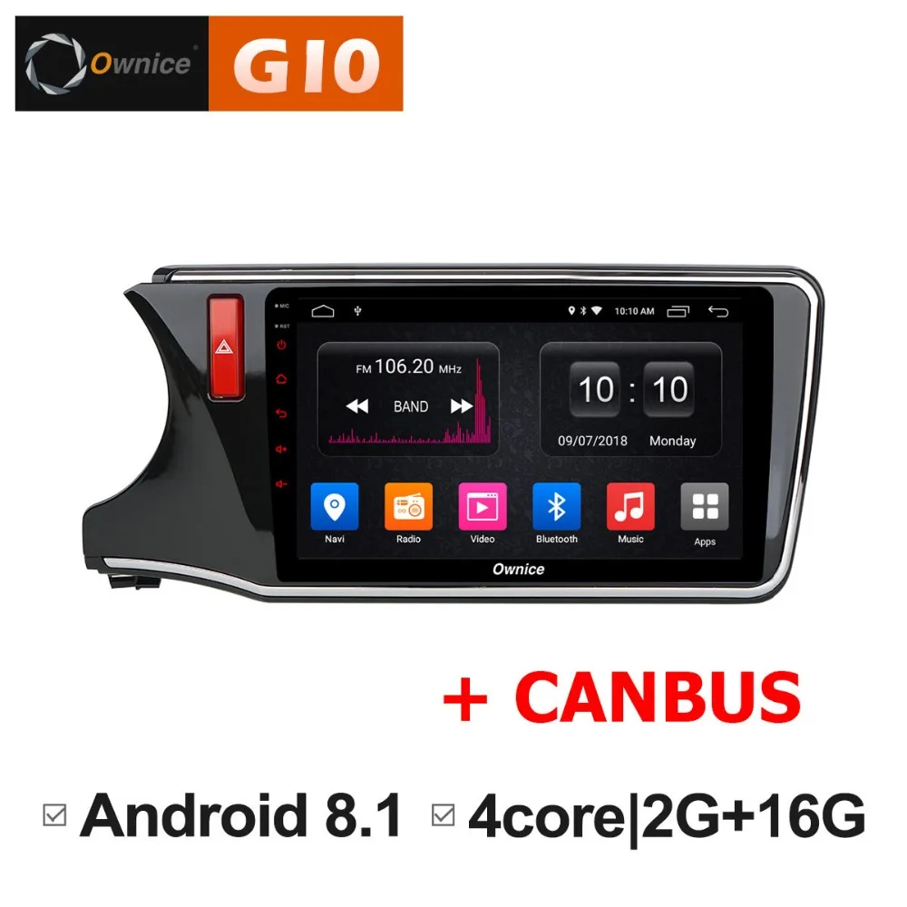 2 Гб ОЗУ + 16 ПЗУ четырехъядерный Android 8 1 автомобильный DVD плеер для Honda CITY 2015 2016 2017 gps
