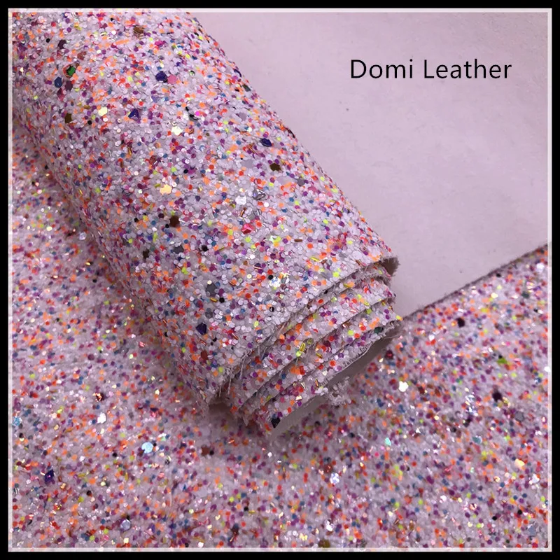 (DM6162) Mixed Colors Chunky Glitter Fabric For Hairbows | Дом и сад
