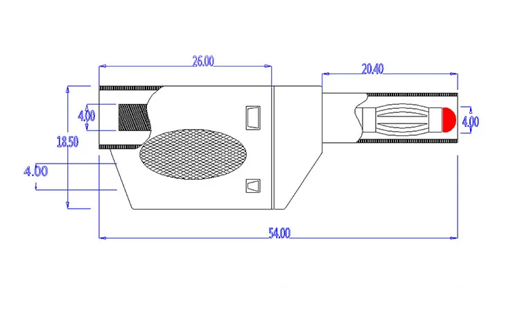 Твердый пластиковый полный Герметичный изолированный 4 мм банановый кожух