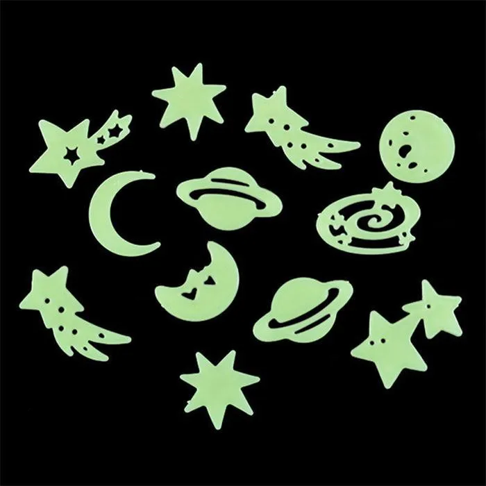 1 упаковка светящаяся в темноте наклейка на стену флуоресцентная Наклейка