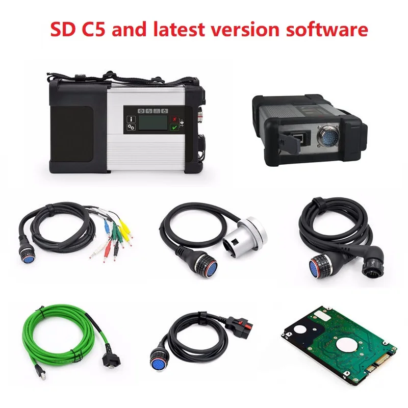 Диагностический инструмент 2019 mb star c5 sd connect 5 SD C5 с программным обеспечением 03