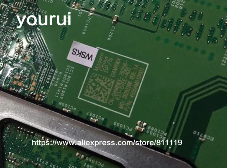 Yourui для DELL 3459 ноутбук материнская плата CN-04M8WX 04M8WX 4M8WX SR2EY i5-6200u ГГц процессор ПРБ: