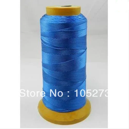 

Wholesale 200M Charming Blue Color Bead Silk Cord Thread Line Fit Necklace Jewelry 0.5mm New Arriver Free Shipping