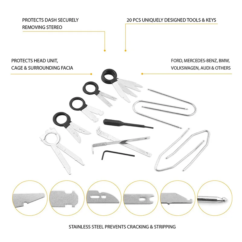 20 шт. автомобильная магнитола|set keys|set 2set tools |