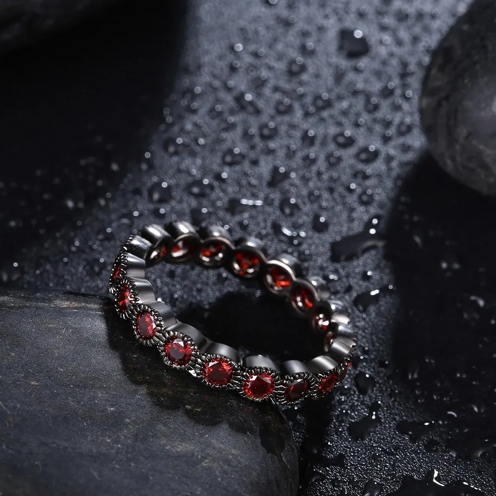 Voor vrouwen расшитые бисером Четки круглые argollas finger для женщин damskie zircon piedras red rojos black gun bijut Dahu Rico кольца