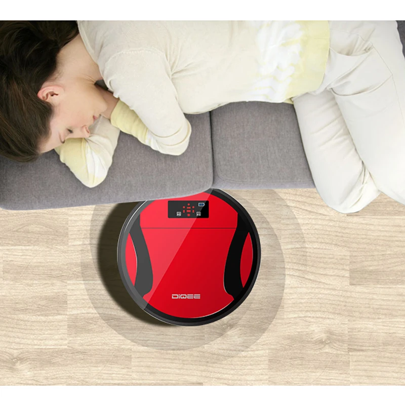 DIQEE Главная Smart робот пылесос с Remote Control 6 см фюзеляжа 1200 Pa всасывания большой бак