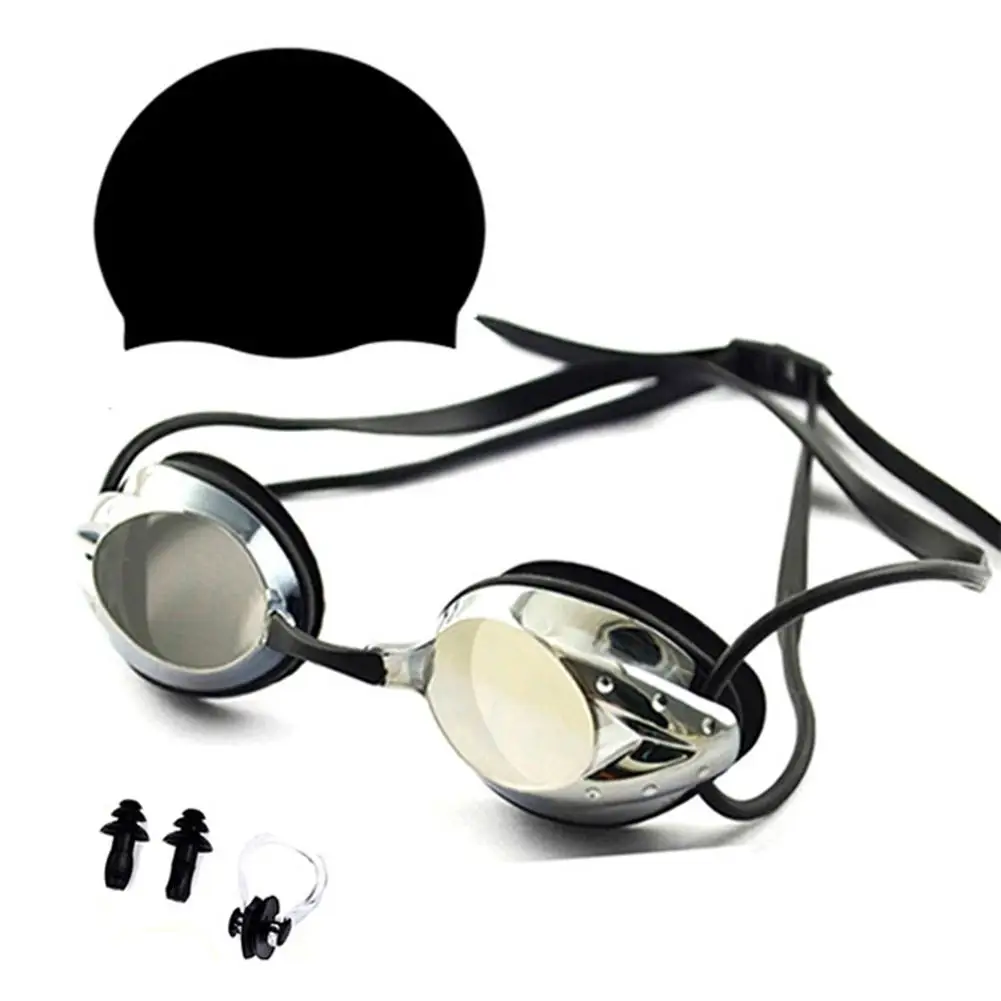 Mounchain унисекс набор для плавания ультрафиолетовые очки зажим носа Наушники