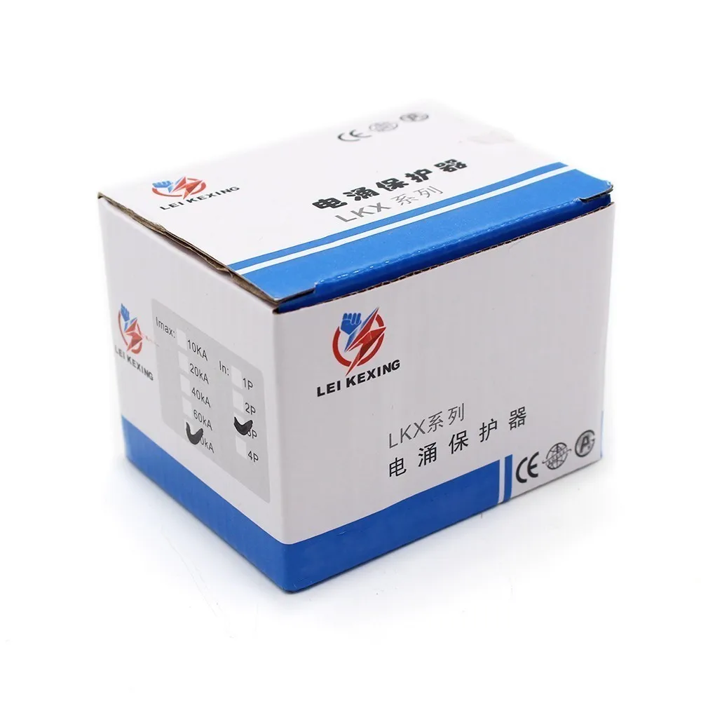 B80 4P 40KA ~ 80KA 275V AC 3P + N SPD домашний стабилизатор напряжения защитный низковольтный