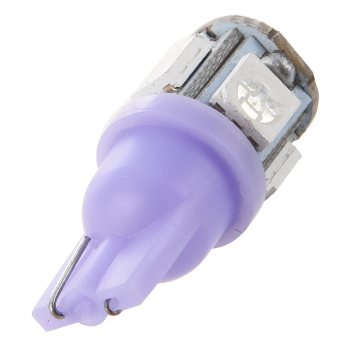 Автомобиль DC 12V фиолетовый свет T10 5050 SMD 5 светодиодов боковые парные
