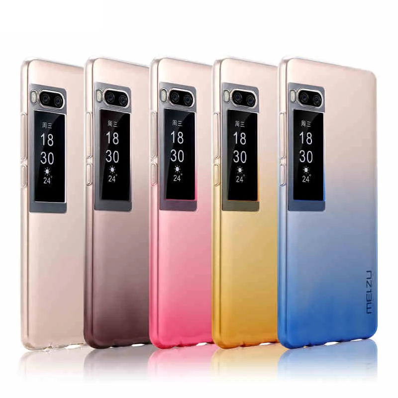 Чехол для Meizu PRO 7 pro7 Plus plus Прозрачный мягкий силиконовый чехол Ультратонкий