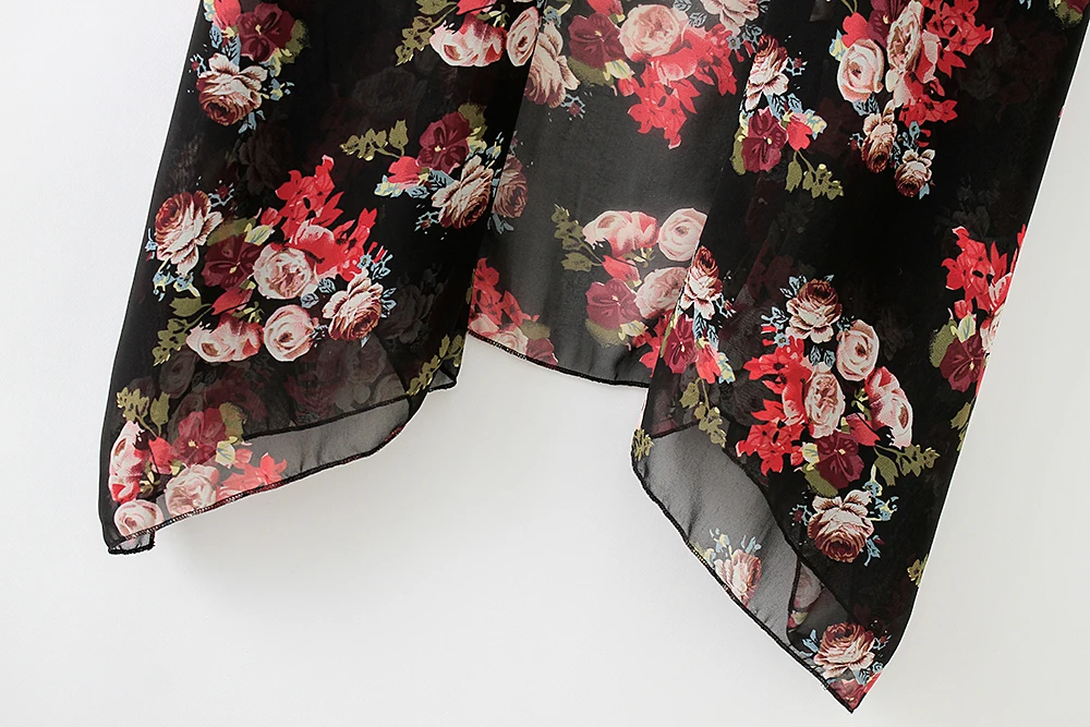Женская длинная шифоновая накидка-кимоно, кардиган Blusa Feminina, повседневные рубашки, куртки, длинные пляжные накидки, топы blusa femin