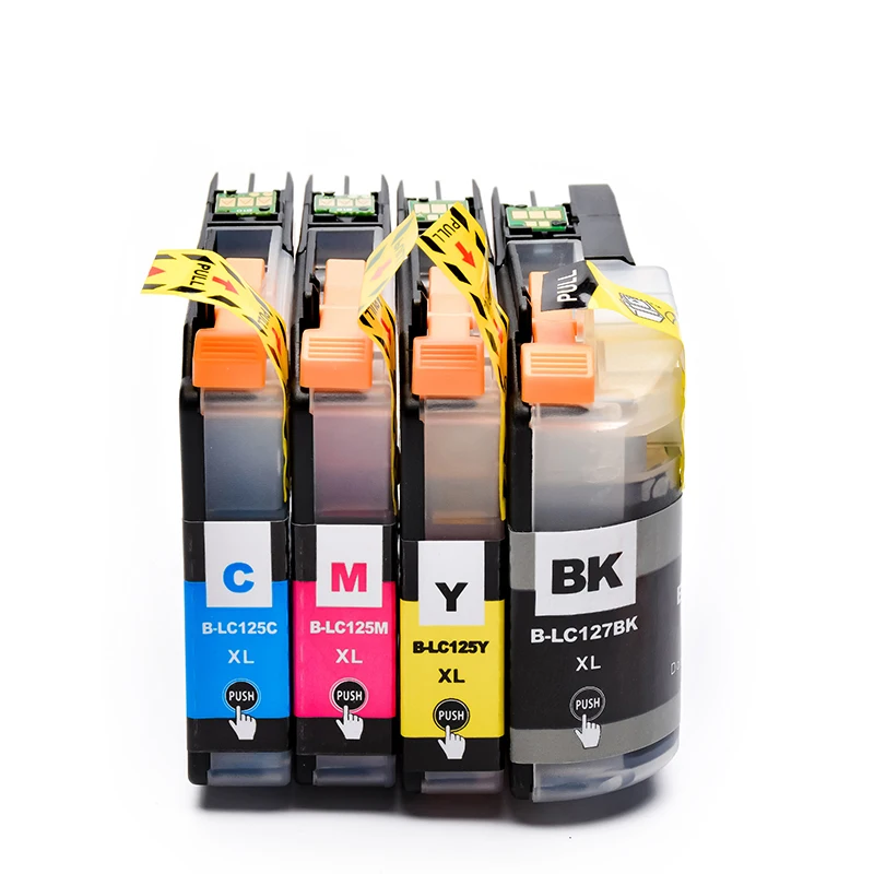 8x совместимые картриджи для Brother LC127XL/LC125XL DCP-J4110DW MFC-J4410DW MFC-J4510DW MFC-J4610DW | Компьютеры и