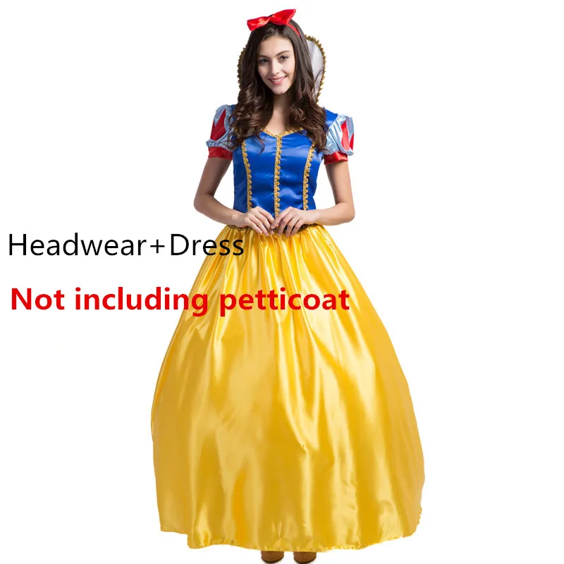 Dress 2 Белоснежка, злая королева, длинное платье, одежда для девочек, вечерние платья принцессы, повседневное, длина до пола, роскошное женское платье, элегантные костюмы для косплея - Цвет: Dress 2