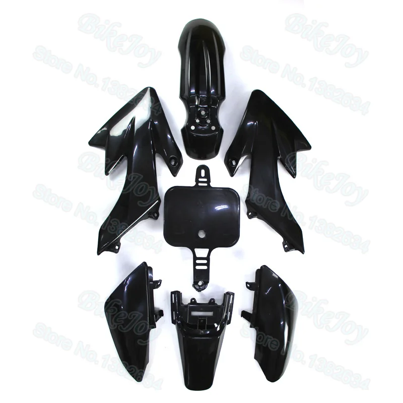 Black Fairing Plastic Fender Body Kits For CRF50 XR50 Thumpstar SSR Pit Dirt Bike SDG DHZ GPX 50cc 70cc 90cc 110cc 125cc |