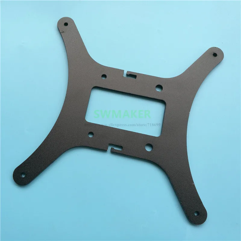 Фото New Black Ender-3 Hotbed Y Carriage Plate For Creality Ender-3 ender-3s Ender-3 pro 3D Printer Heated Bed 2040 Aluminum profile №2