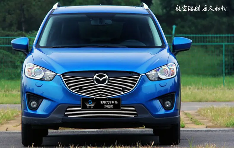 Для Mazda CX 5 2011 2016 2014 передний гоночный гриль решетка крышка отделка высокое