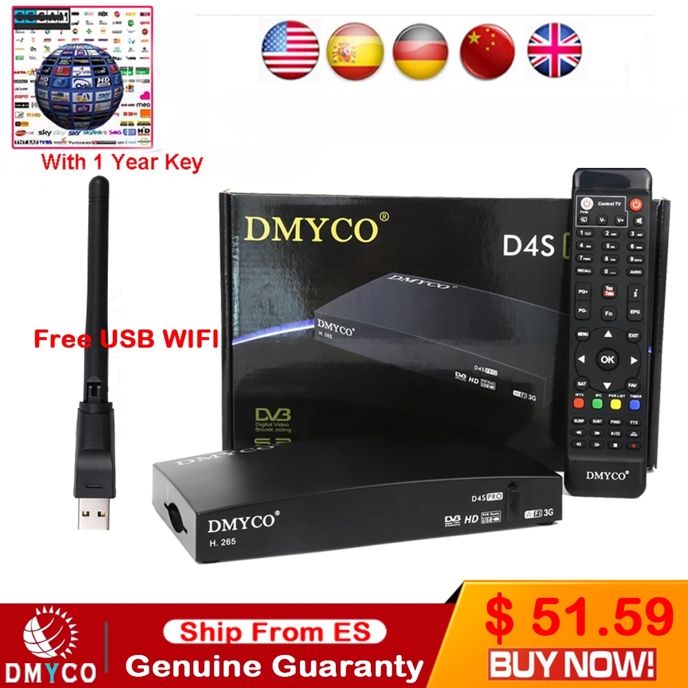  Цифра спутниковый телевизионный ресивер S2 с стабильный сервер для детей в