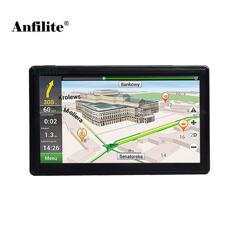 Anfilite 7 дюймов автомобиля DDR 128 м Встроенная память 4 Гб GPS навигации Bluetooth AVIN