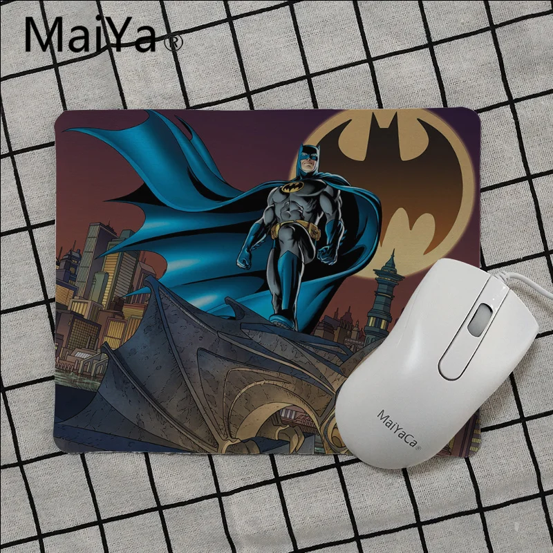 No Lock Edge25x29cm Maiya Высокое качество DC Бэтмен Джокер ноутбук коврик для мыши Топ продаж подставка под руку мышь - Цвет: No Lock Edge25x29cm